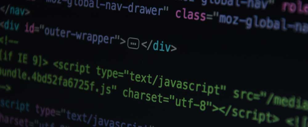 Closeup of CSS code on a screen