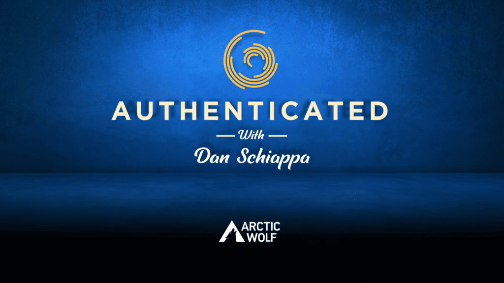 Spiral logo on top of Authenticated.