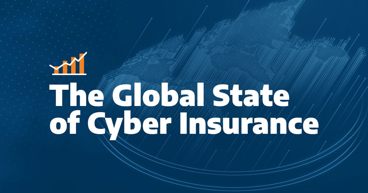 The Global State of Cyber Insurance with graph icon