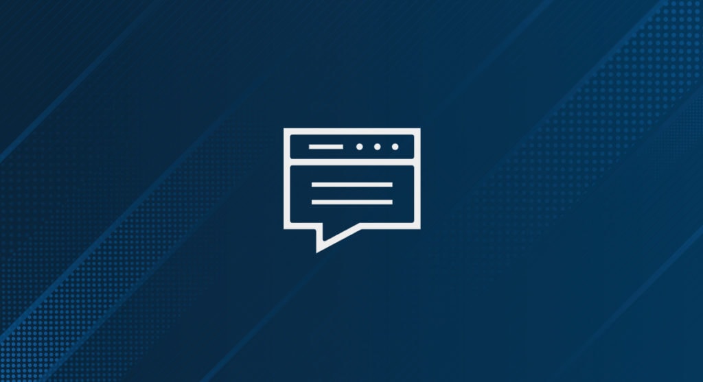 Blue background with lighter color lines and a web browser icon in the middle of the screen.