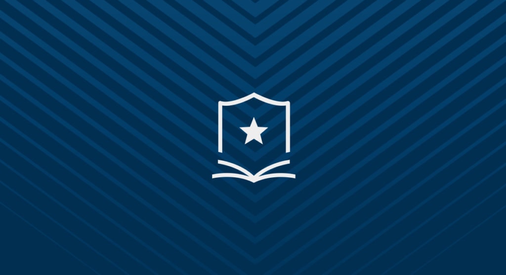 A series of intersecting lines. Star symbol on the middle of the screen.