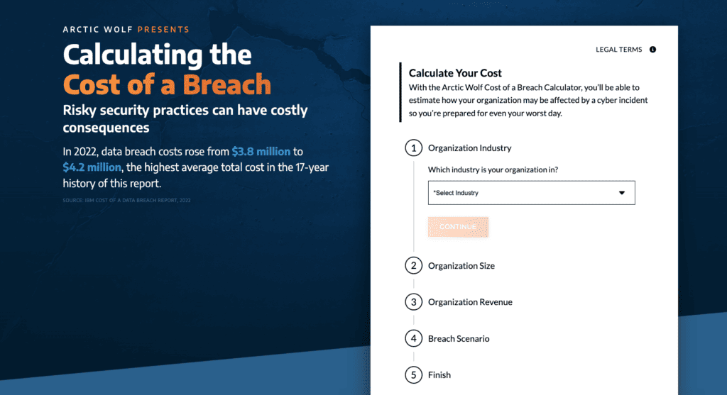 Cost of a data breach example 