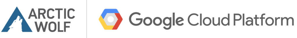 Arctic Wolf and Google Cloud Platform logo lockups