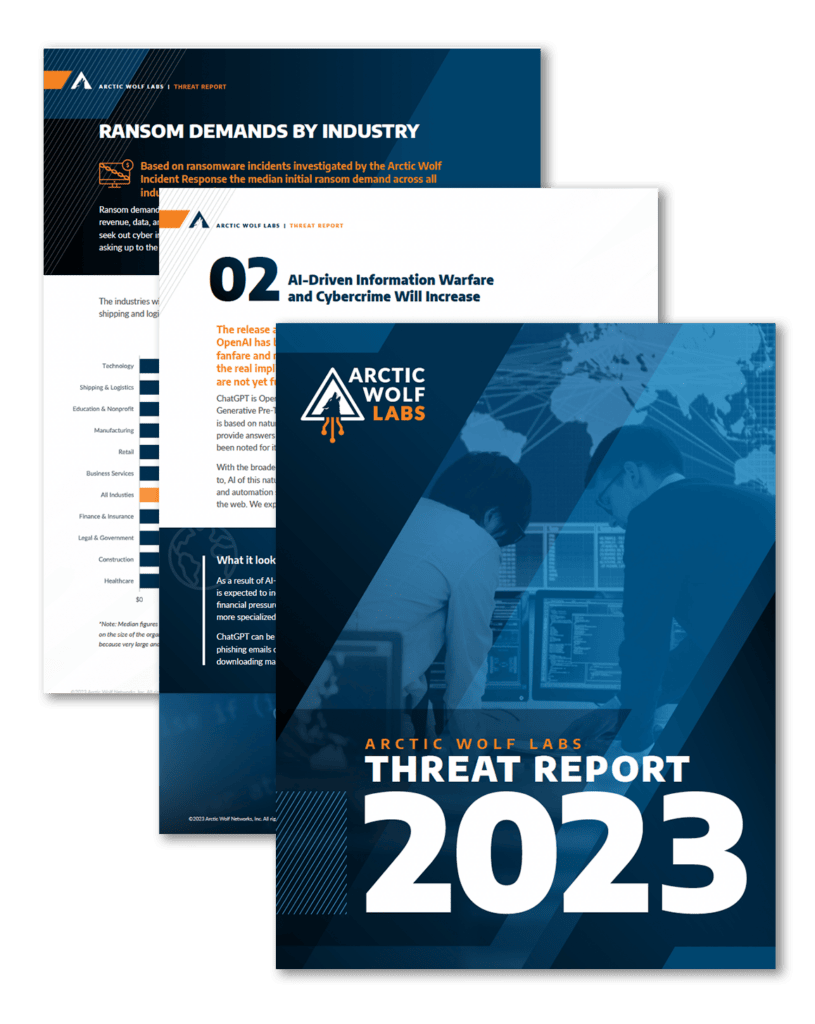 Arctic Wolf Labs Threat Report 2023