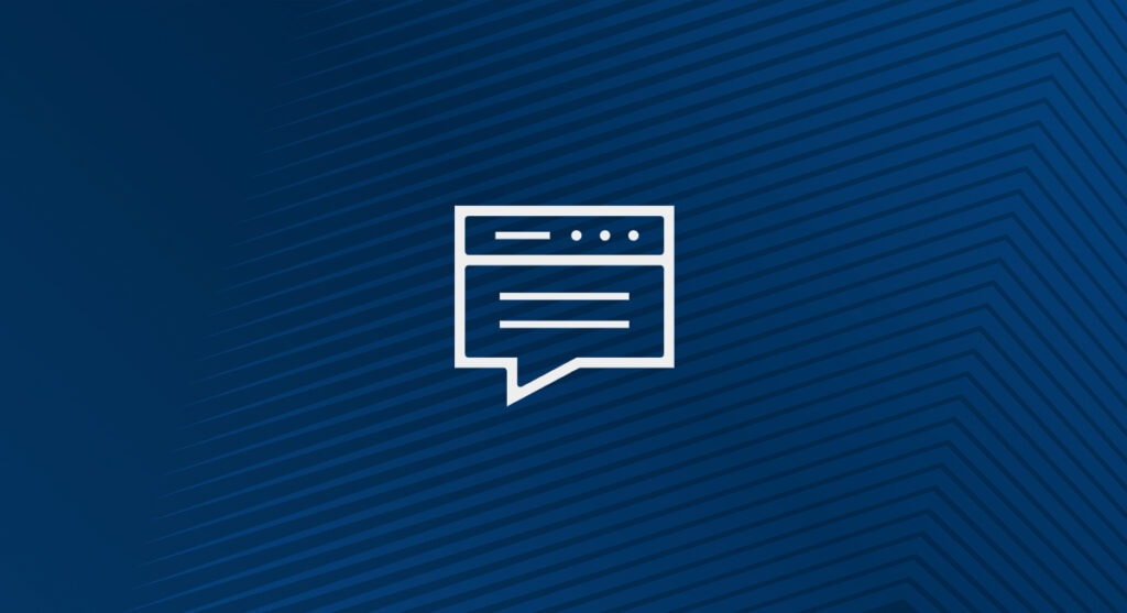 Series of lines with a browser icon
