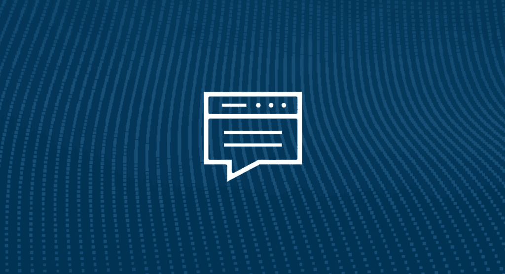 Web broswer icon with a series of lines.