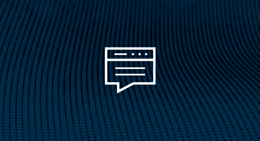 Web browser icon with a series of wavy lines behind it.