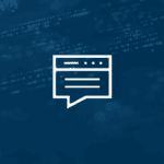 Browser icon with blue background.
