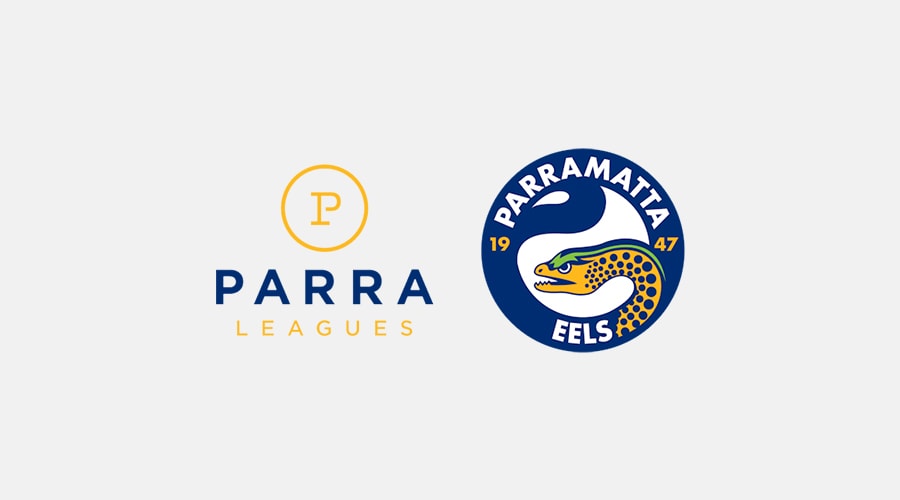Parramatta Leagues Club logos (Parra Leagues and Parramatta Eels)