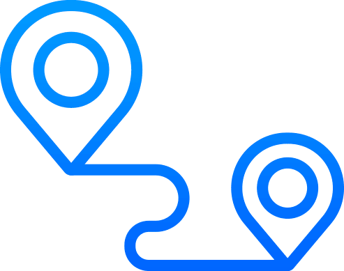 Dual map location icon