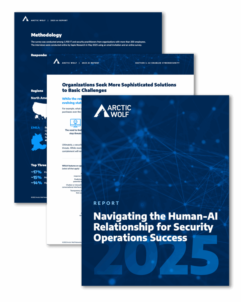 Navigating the Human-AI Relationship for Security Operations report